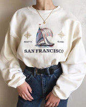 Load image into Gallery viewer, Printing Long Sleeve Loose Sweatshirt
